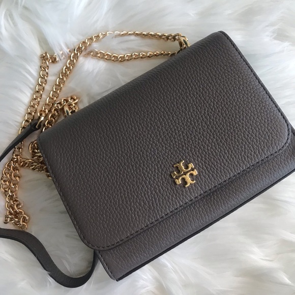NEW TORY BURCH TAUPE Crossbody Bag - Picture 2 of 10